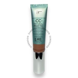 It Cosmetics Your Skin but Better Matte CC+ SPF40 1.08 oz DEEP BRONZE NWOB